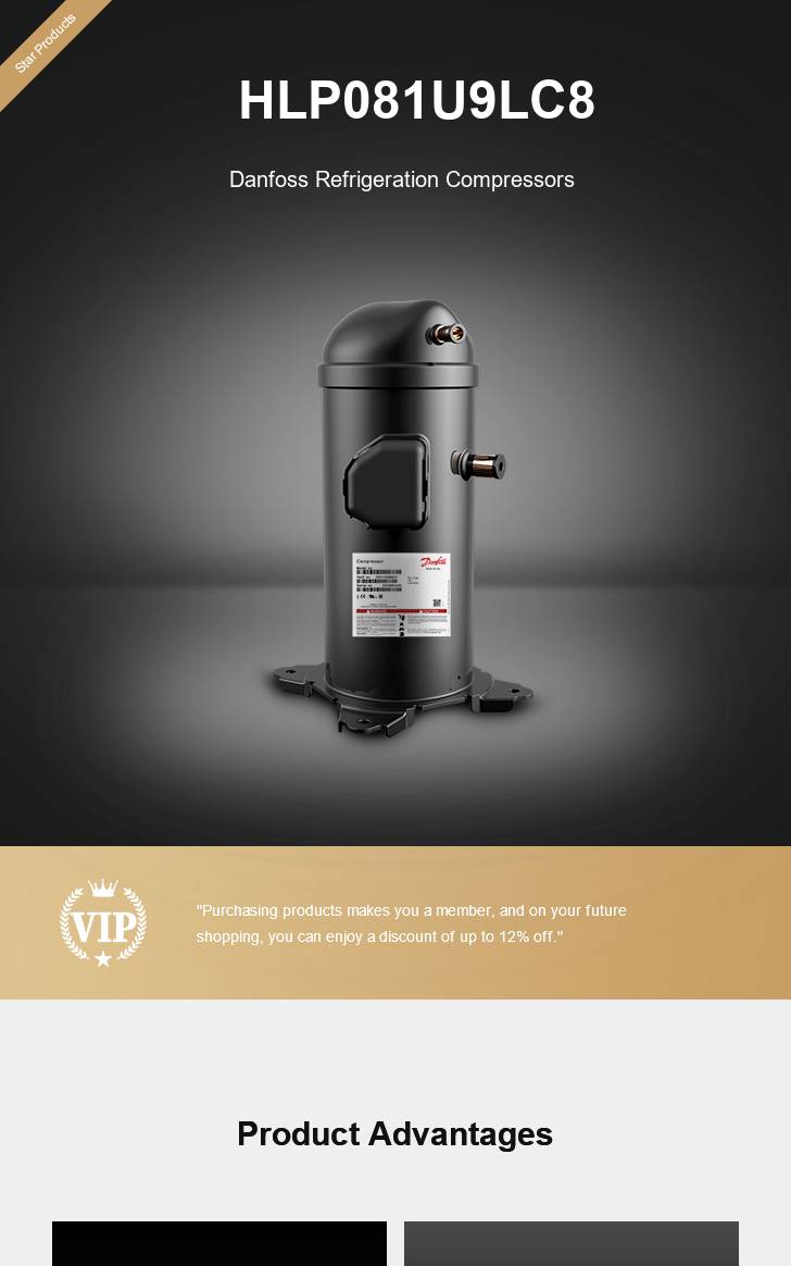 Danfoss Compressor HLP081U9LC8, technical parameters pdf, structure diagram